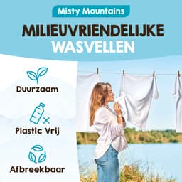 Proefpakket Wasstrips ECO 60 Wasbeurten in 3 Geuren Milieuvriendelijke Wasmiddeldoekjes Wasvellen Wasmiddel Voordeelverpakking incl. wasverzachter wasdoekje — thumbnail 2