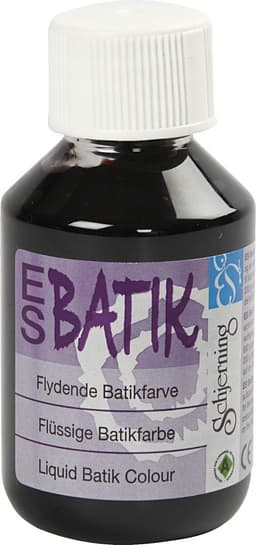 Schjerning Batikverf 100ml Zwart — thumbnail 1