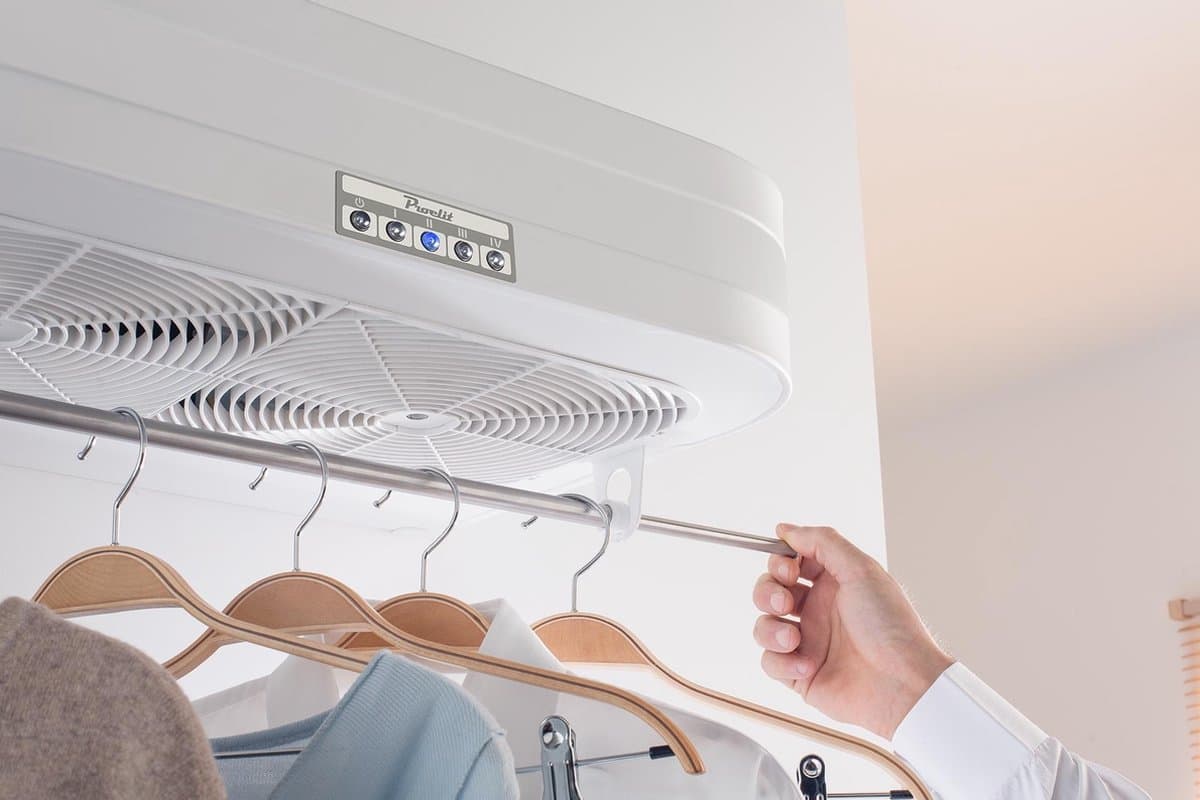ProElit Perfect Wall Dryer - wasdroger en droogrek met koude of warme luchtstroom - Large — afbeelding 1