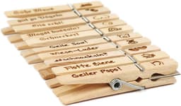 Houten Wasknijpers met Gravure voor Oktoberfest en Feestjes - 2 Edities — thumbnail 3