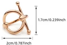 Sjaalklem - Sjaal Klem - Sjaal Ring - Ring - Klem - Sjaal - Rondje - Goud kleurig — thumbnail 2