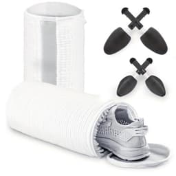 2 stuks Waszak Schoenen - Schoenenwaszak - 360° Uitgebreide Reiniging - Wasnet Voor Schoenen - met 2 Paar Schoenspanners - Schoenwaszak voor Sport, Witte Schoenen — thumbnail 1