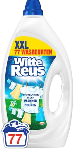 Witte Reus Gel - Vloeibaar Wasmiddel - Witte Was - 77 Wasbeurten - Grootverpakking — thumbnail 1