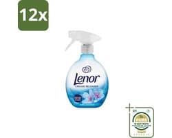 Lenor – Crease Releaser Spray – Spring Awakening – Kreukverwijderaar & Textielverfrisser – 500 ml - Voordeelverpakking - 12 stuks - Stofverfrisser - Stofverzorging