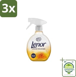 3 x Lenor – Crease Releaser Spray – Summer Breeze – Kreukverwijderaar & Textielverfrisser – 500 ml - Grootverpakking - Kreukverwijderaar - Textielverfrisser - Crease Releaser - Kleding Fris Maken - Kleding Glad Maken — thumbnail 1