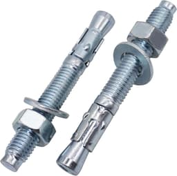 Verzinkte Wigankers - Metalen pluggen ankerbout - Zware bevestigingen maken - Hoge sterkte klasse 10.9 - M12 x 120 mm — thumbnail 1