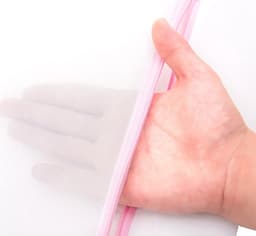 Waszak met ritssluiting voor delicate items - set van 6 - voor wasmachine - jurken - beha's - schoenen - babykleding — thumbnail 3