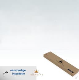 FurnStar Droogrek - Droogmolen met 3 Draaibare Armen - 4 Poten - Voor Binnen - Roestvrij Staal - Voor Maximaal 27 Kledingstukken - 150 cm Hoog - Wit-Zilver LLR510W01 — thumbnail 2