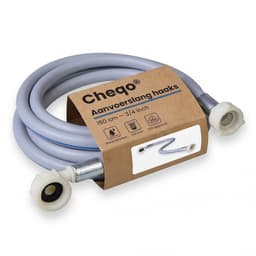 Cheqo® Aanvoerslang - Universele Aanvoerslang - Water Aanvoerslang - Waterslang Aansluiting - Toevoerslang - Water Toevoerslang - Wasmachine Aanvoerslang - Vaatwasser Aanvoerslang - Aanvoerslang 3/4 - Haakse Aanvoerslang — thumbnail 2