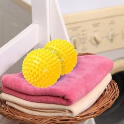 Wasmachine Drogerballen - Herbruikbare Ballen voor Zacht, Pluizig Wasgoed zonder Kreukels en Statische Elektriciteit — thumbnail 5