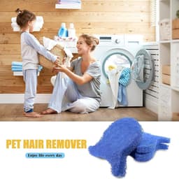 3 Stuks Dierenhaarverwijderaar Wasmachine - Herbruikbare Vanger voor Haren en Pluis — thumbnail 2