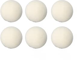 6 stuks Drogerballen – Wasballen – Viltbal – Herbruikbaar – Anti-Statisch – Energiebesparend - 3cm - Wit — thumbnail 3
