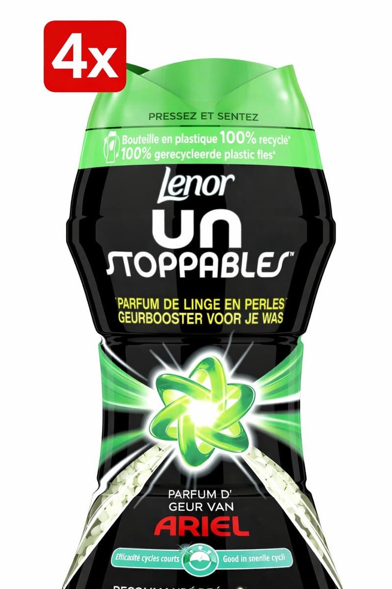 (4x) Lenor Unstoppables - Geurbooster - Parfum van Ariel - 11 Wasbeurten — afbeelding 1