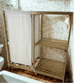 Mesa living bamboe kastje met wasmand — thumbnail 5
