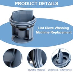Pluizenfilter voor Wasmachine - Betrouwbare Lekbescherming - Universeel Compatibel met Diverse Modellen — thumbnail 2
