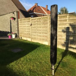 Droogmolenhoes - 2 stuks - Beschermhoes - Parapluhoes voor buiten - Oxford - Droogmolen Hoes Universeel - Geschikt voor Tuin, Binnenplaats, Buiten en op de Camping - 165x16x16 cm - Zwart — thumbnail 4