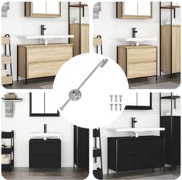vidaXL - Trekkant-hengsel - 439 - pcs - Zilver - IJzer — thumbnail 4