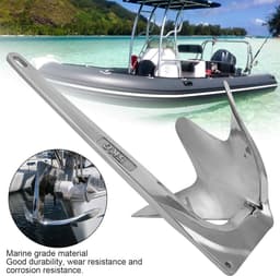 Grapnel Anker 5kg RVS 316 voor Dinghy, Kajak en Kleine Yacht — thumbnail 3