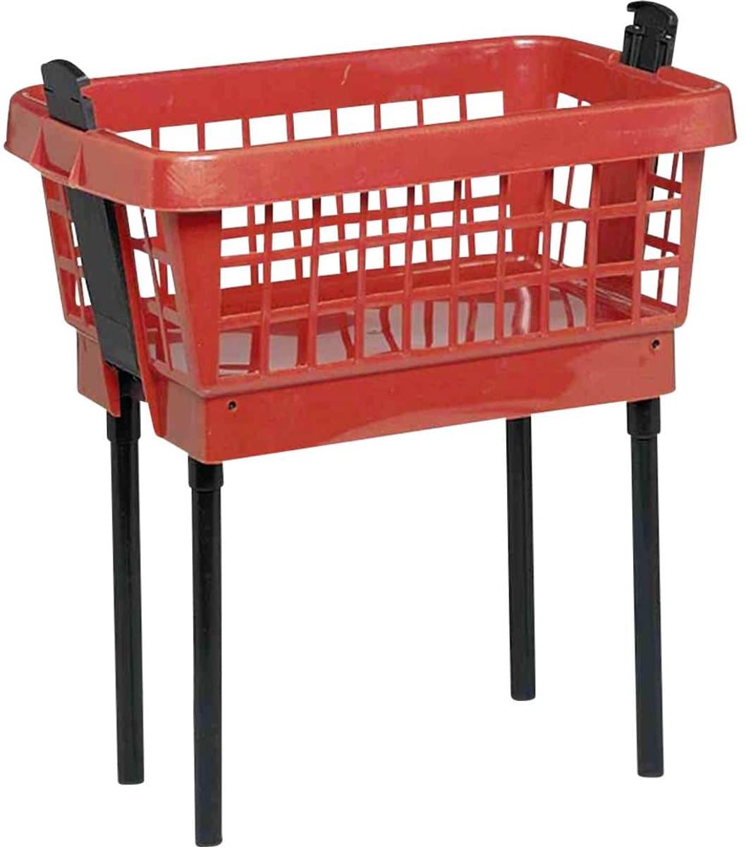 Lockweiler CLIP CLAP Wasmand met voeten rood, 65 cm. — afbeelding 1