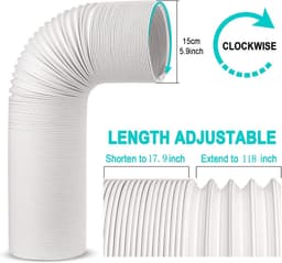 Flexibele Universele Afvoerslang 150mm voor Airco Vervanging — thumbnail 3