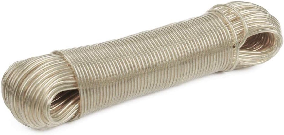 Waslijn 50 Meter met Staaldraad Kern - Sterke, Weerbestendige Strijklint voor Buiten en Camping — afbeelding 1