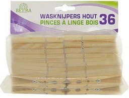 Betra Wasknijpers van Hout | 36 stuks — thumbnail 3