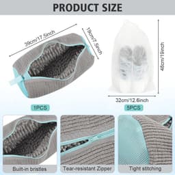 Herbruikbare Waszak voor Schoenen - Wasnet voor Wasmachine - Sneakers Wassen — thumbnail 5