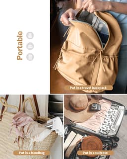 Reishanger - opvouwbare hanger - Droogrek - Inklapbaar Wasrek - Geschikt voor reizen - Inklapbaar Droogrek - Staand Kleding Wasdroogrek - Droogtoren - kleding droogrek - Badkamer/Balkon/Binnen/Buiten — thumbnail 5