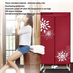 RFWR® Elektrische Droger - Hete Lucht Droogrek met Roestvrijstalen Frame — thumbnail 3