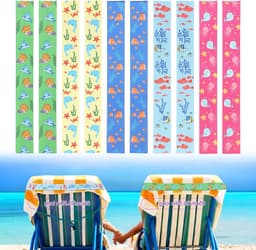 Allecto Plus - Multicolor Strandstoel Handdoek Clips Set van 20 - Winddicht - Elastisch - Accessoires voor Strand- en Zwembadstoelen - Dierenprint — thumbnail 1
