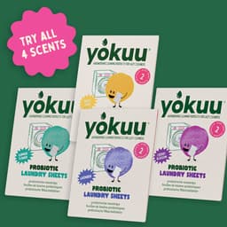 YOKUU - Wasstrips Proefpakket + 1 X Toiletbomb en 1 X Vaatwas tablet - 8 Probiotische Wasdoekjes — thumbnail 2