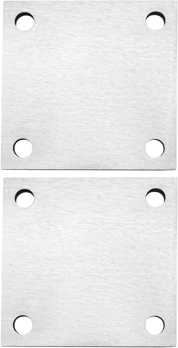 Allecto Plus - Anchor Plate van Roestvrij Staal voor Grondankers - Set van 2 Stuks — afbeelding 1