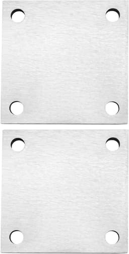 Allecto Plus - Anchor Plate van Roestvrij Staal voor Grondankers - Set van 2 Stuks — thumbnail 1