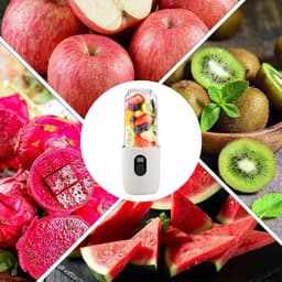 Allecto Plus - Draagbare 500 ml smoothiemaker voor onderweg - Mini-mixer met led-display - Oplaadbaar - Ideaal voor sportschool en kantoor - Geschikt voor camping en reizen. — thumbnail 2