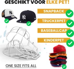 CapKing Cap Washer – Petten Wasframe – Vormbehoud – Voor Alle Petten — thumbnail 5