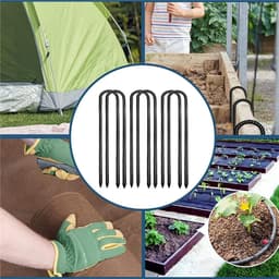 Dailygoods - 6 Stuks Verzinkte Grondankers voor Tent en Tuin — thumbnail 5