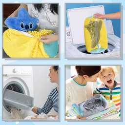 Allecto Premium - Herbruikbare nettas voor schoenen wassen - 2 stuks - 39 x 19 cm — thumbnail 4