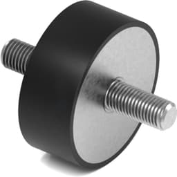 Rubbermagazijn - Trillingsdemper Type A 50x20mm - M10 - Set 10 stuks — thumbnail 1