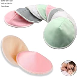 Allecto Premium - Wasbare Nursing Pads Set voor Moederschap - Herbruikbare Tepelhoezen - Inclusief Natte Tas en Waszak - Pastel Touch Large 47 inch — thumbnail 2