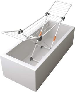 Famanu - Wasdroger Basic Mint (staand droogrek inklapbaar, droger voor badkamer + balkon, drooglengte 11 m, wasrek met waslijn) — thumbnail 1