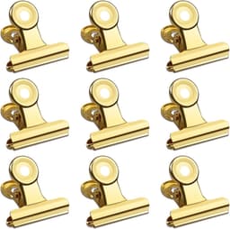 Verpakking van 30 - 1,22" (31 mm) mini metalen scharnierclips - kleine bull clips - ordners/rekeningklemmen - voor kantoor/thuis/school/winkel — thumbnail 1