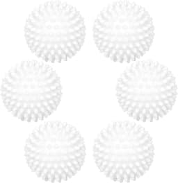 Famanu 6-pack wasballen - Wasmachine, droger - Drogerballen - Huishoudelijke drogerballen - Kledingreiniging - Wit — thumbnail 1