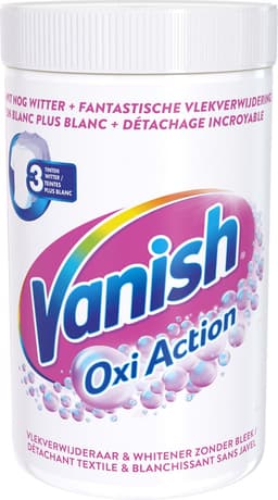 Vanish Oxi Action - Vlekkenverwijderaar Poeder - Zonder Bleek - Witte Was - 1.5 Kg — thumbnail 1