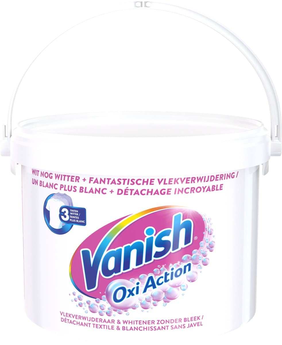 Vanish Oxi Action Poeder - Vlekverwijderaar Voor Witte Was - 2,7 kg — afbeelding 1