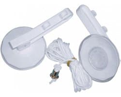 Brunner POPS Wasrek met Zuignappen - Uittrekbaar tot 90 cm - Lichtgewicht - Voor Caravan, Camper of Badkamer - Ruimtebesparend - Geschikt voor Binnen en Buiten