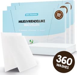 Mr. Green Mind Wasstrips ECO 360 Wasbeurten fris Misty Mountains Wasmiddel Milieuvriendelijke Wasstrips Wasmiddel Voordeelverpakking incl. wasverzachter — thumbnail 1