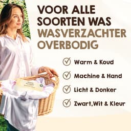 Mr. Green Mind Wasstrips ECO 240 Wasbeurten Parfum Vrij Wasmiddel Milieuvriendelijke Wasstrips Wasmiddel Voordeelverpakking incl. wasverzachter — thumbnail 3