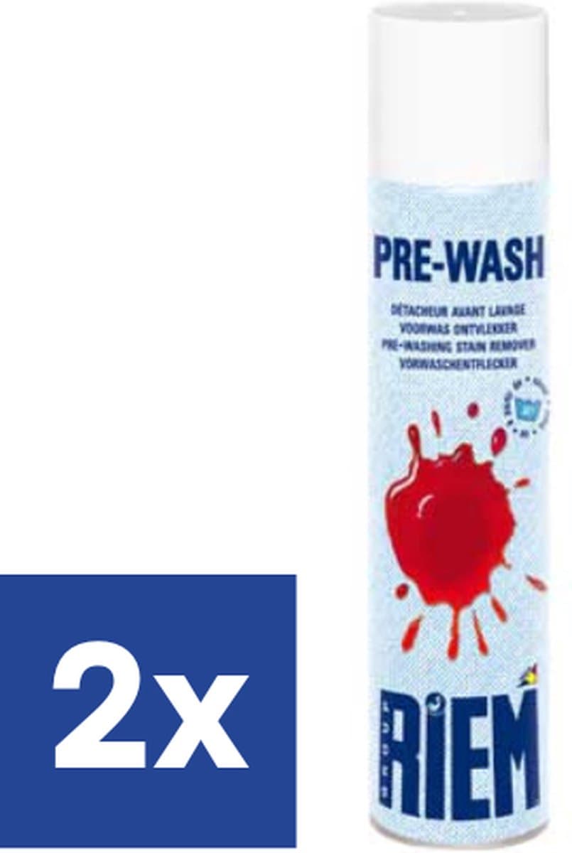 Riem Voorwas Ontvlekker Spray - 2 x 600 ml — afbeelding 1