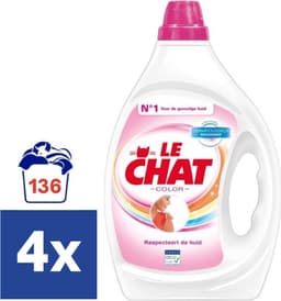 Le Chat Sensitive Gel Color - Vloeibaar Wasmiddel - 136 wasbeurten — thumbnail 2