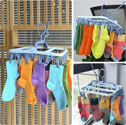 Inklapbaar Droogrek Universeel – Laundry Drying Rack -  Wasrek voor in de Badkamer/Tuin/Slaapkamer/Balkon – Duurzam — thumbnail 3